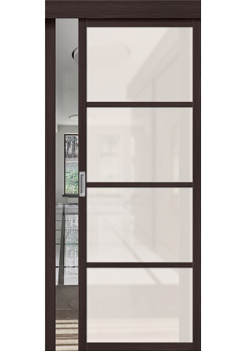 Межкомнатная дверь Твигги-11.3, со стеклом, цвет Wenge Melinga Межкомнатная дверь Твигги-11.3, со стеклом, цвет Wenge Melinga